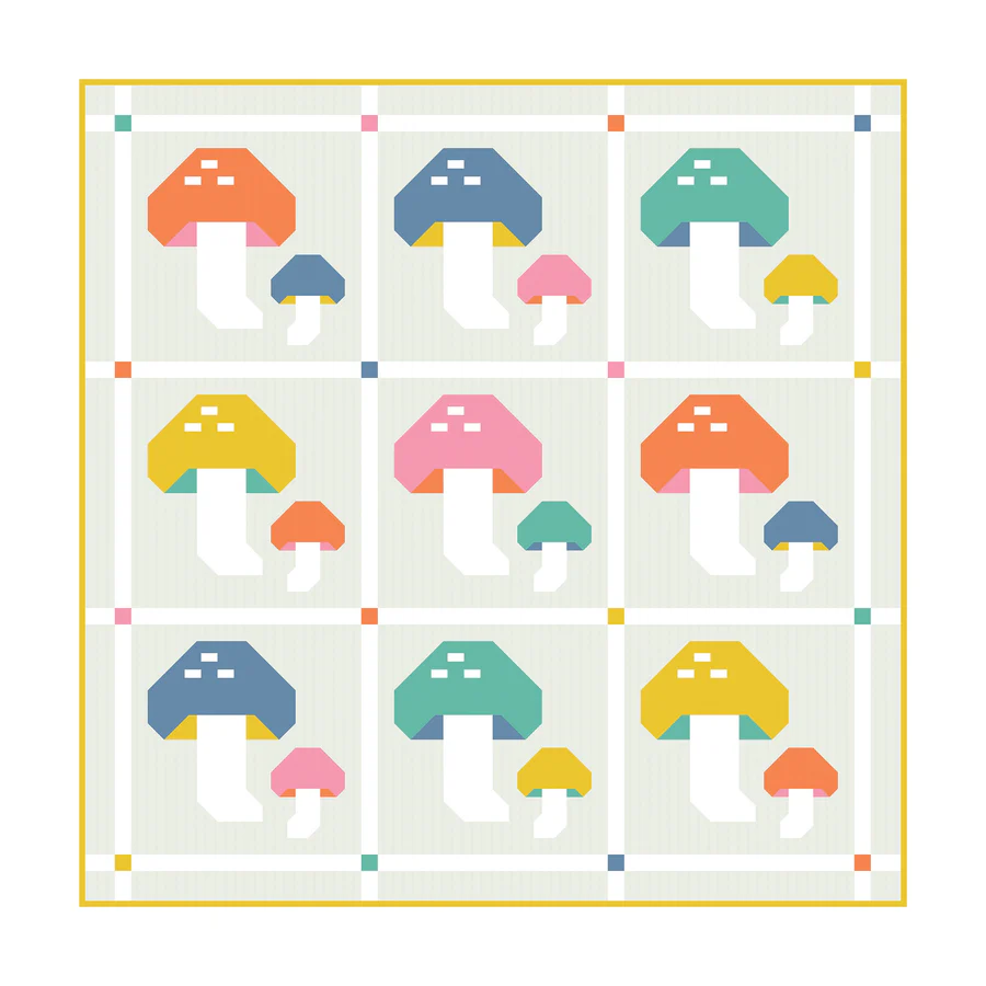 ‘Forest Fungi’ - Quilt Pattern by Pen + Paper Patterns - Image 10