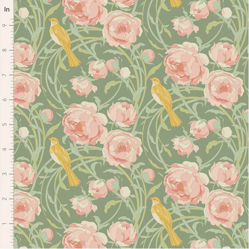 Tilda ‘Songbird’ - 5 Fat Quarter Bundle: Green - Image 5