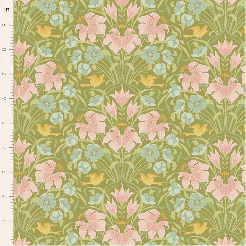 Tilda ‘Songbird’ - 5 Fat Quarter Bundle: Green - Image 9