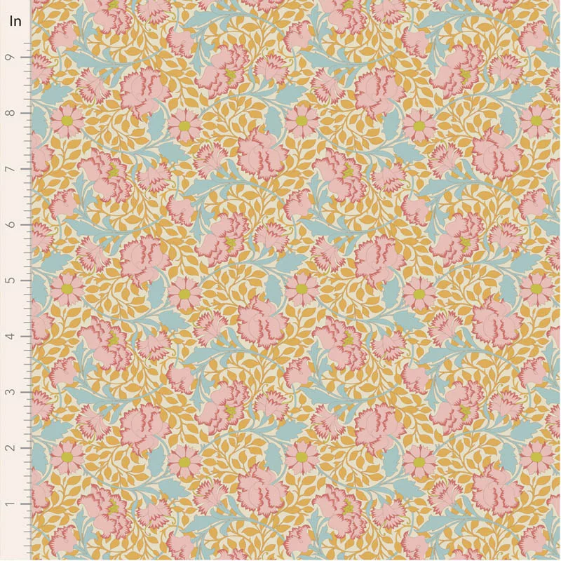 Tilda ‘Songbird’ - 5 Fat Eighths Bundle: Yellow - Image 7