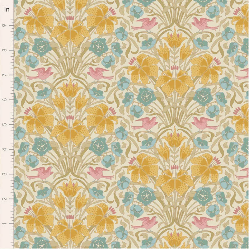 Tilda ‘Songbird’ - 5 Fat Eighths Bundle: Yellow - Image 9