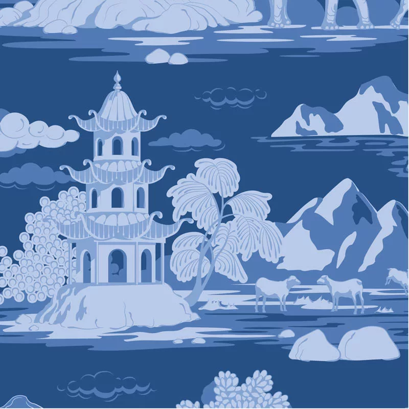 Tilda ‘Something Blue’ - 27 Strip Jellyroll - Image 20