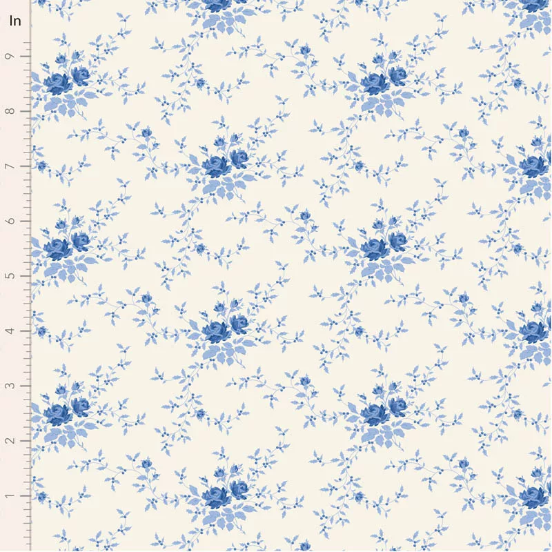 Tilda ‘Something Blue’ - 27 Strip Jellyroll - Image 40