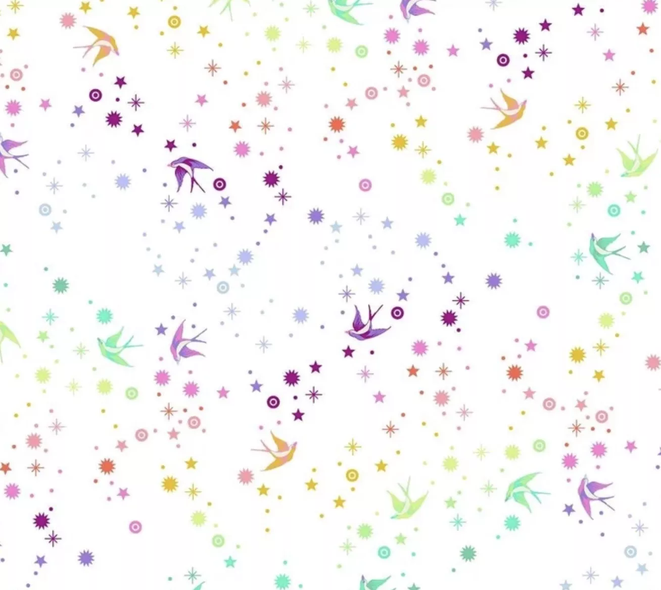 Tula Pink ‘Fairy Dust’ - White