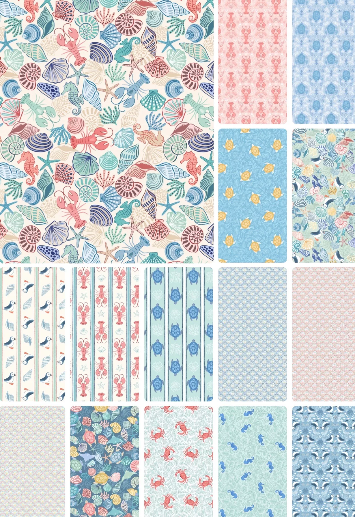 Seas the Day - 18 Fat Quarter Bundle - Image 2