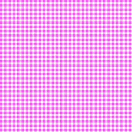 ‘Ghostly Garden’ - Bitty Gingham Pink