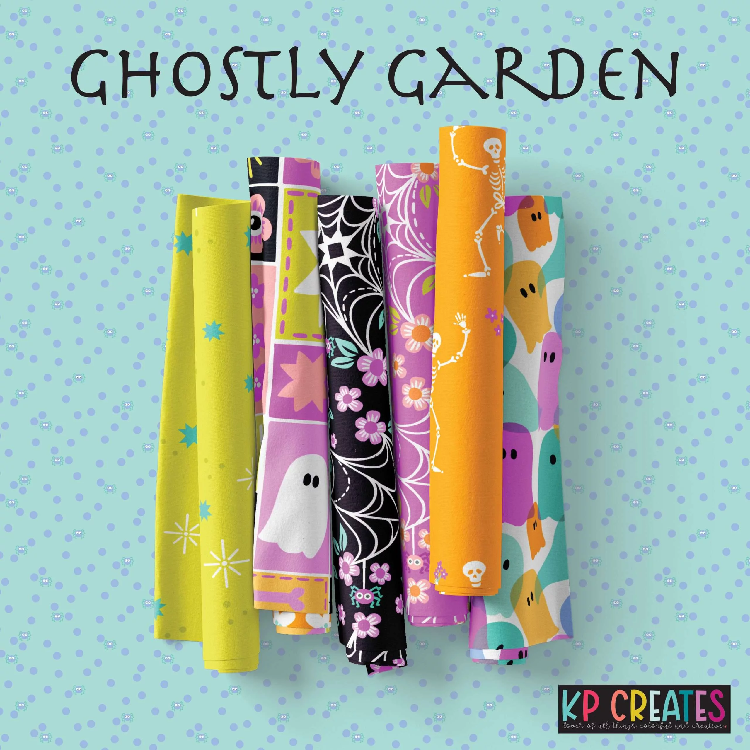 ‘Ghostly Garden’ - Bitty Gingham Pink - Image 2