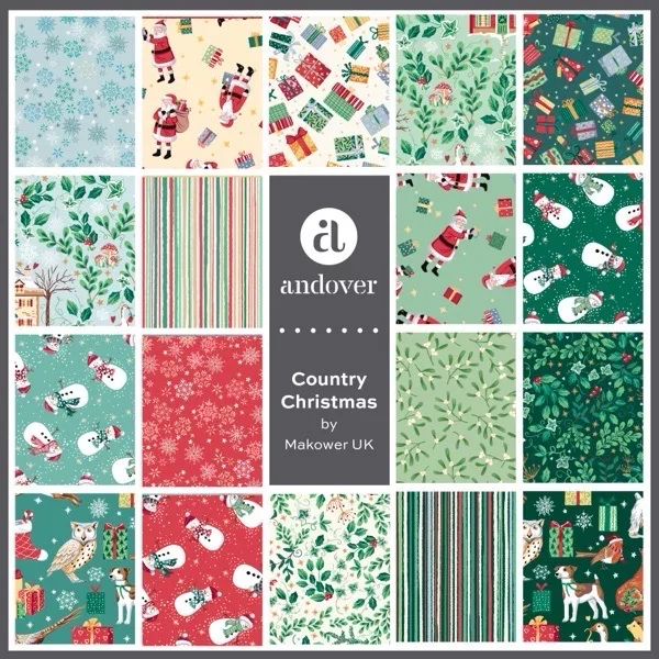 ’Country Christmas’ - 13 Fat Quarter Bundle - Image 21