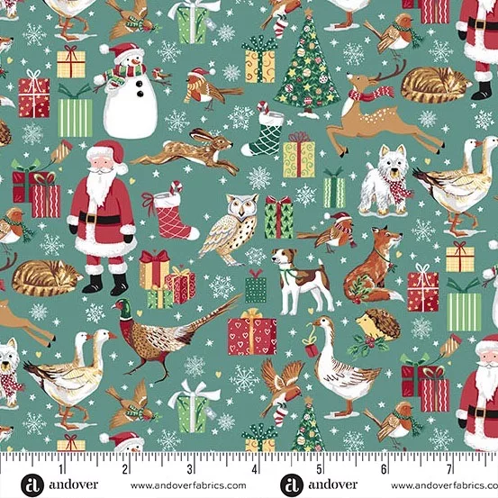 ’Country Christmas’ - 13 Fat Quarter Bundle - Image 20